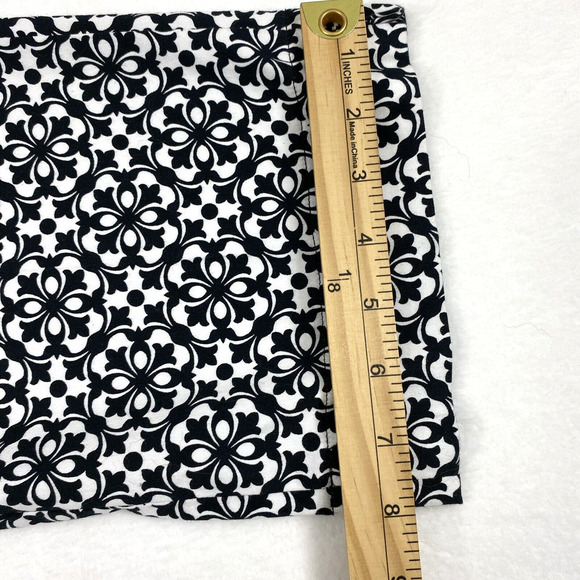 Laundry by Shelli Segal Pants Womens Size 12 Black White Cropped Slacks Pockets - Picture 10 of 11